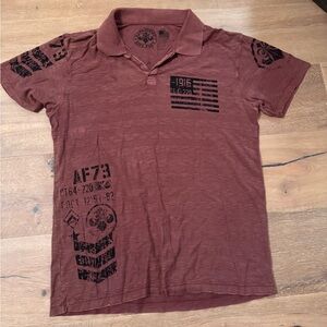 Vintage Y2K Affliction Polo
